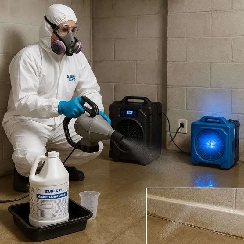 Sanitization and Odor Removal process in Pottsville, PA