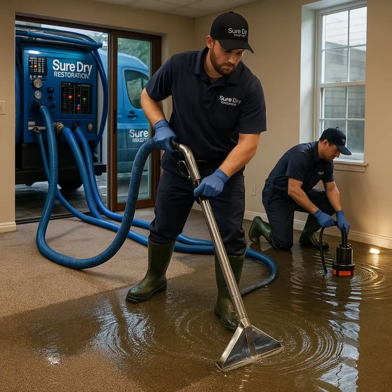 Water Extraction and Removal process in Pottsville, PA